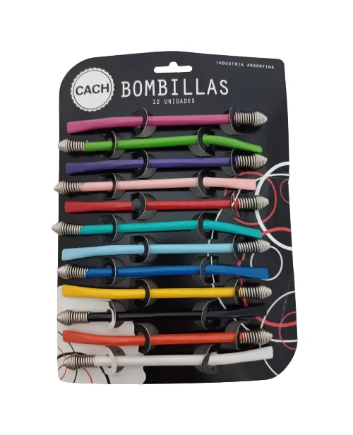 Bombilla color X 12 unidades