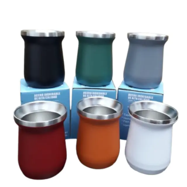 Mate Acero simil stanley colores 160ml 3