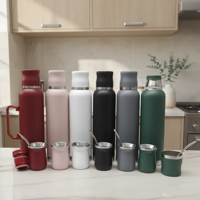 Set termo 1.3 lts+mate+bombilla
