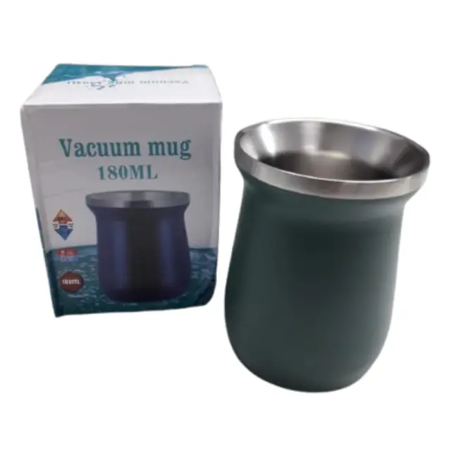 Mate acero simil con caja