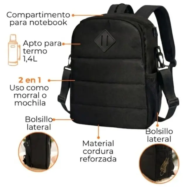 Mochila matera porta notebook 4
