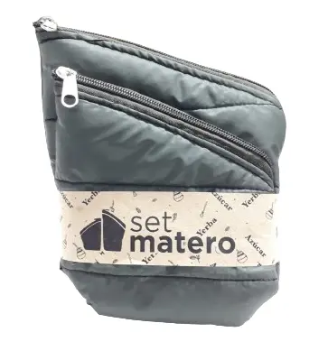 Set yerbera y azucarera matelasse