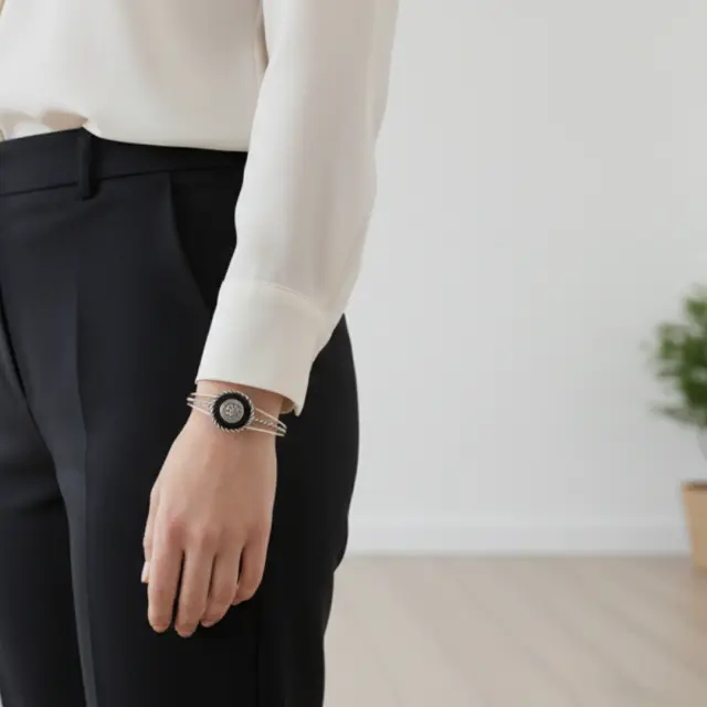 Pulsera alpaca con dije x 12 unid