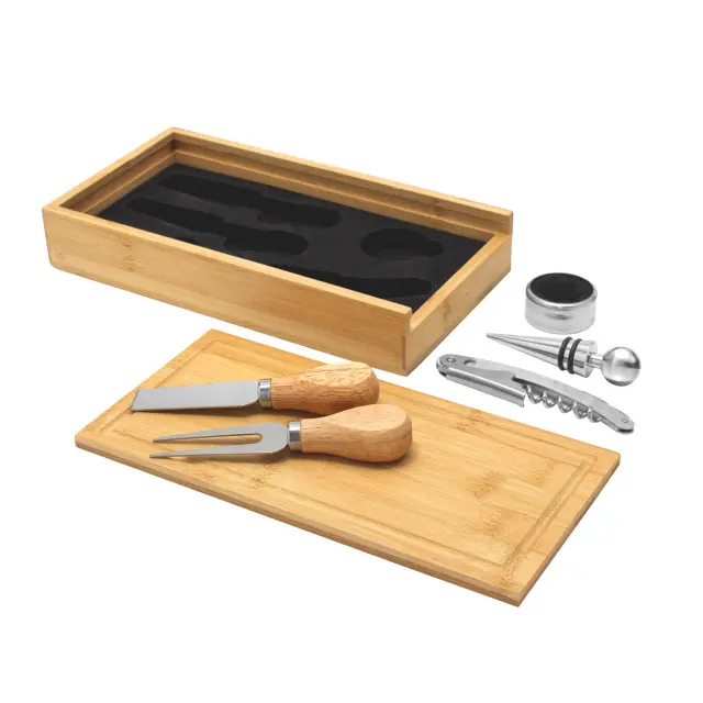 Set de vino y Tabla para quesos "WINCHESTER" 8