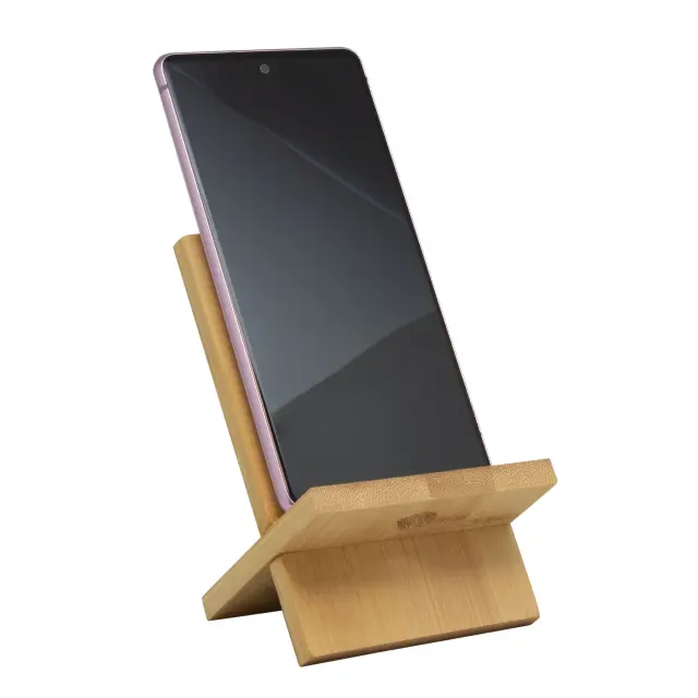 Soporte de escritorio para celular "BAMBOFFICE" 12