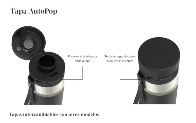 Contigo Botella Térmico Autopop 532ml 6