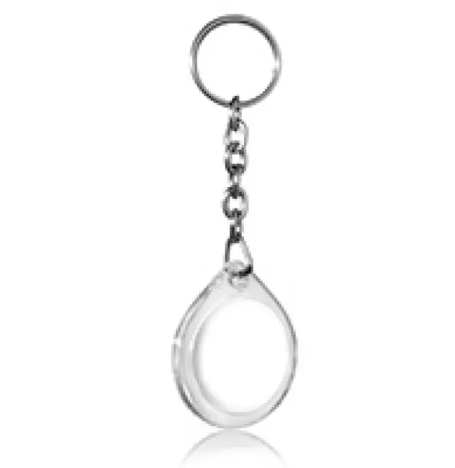LLAVERO REDONDO Ø 33mm, CADENA FORCET LARGA S/Imp. 2