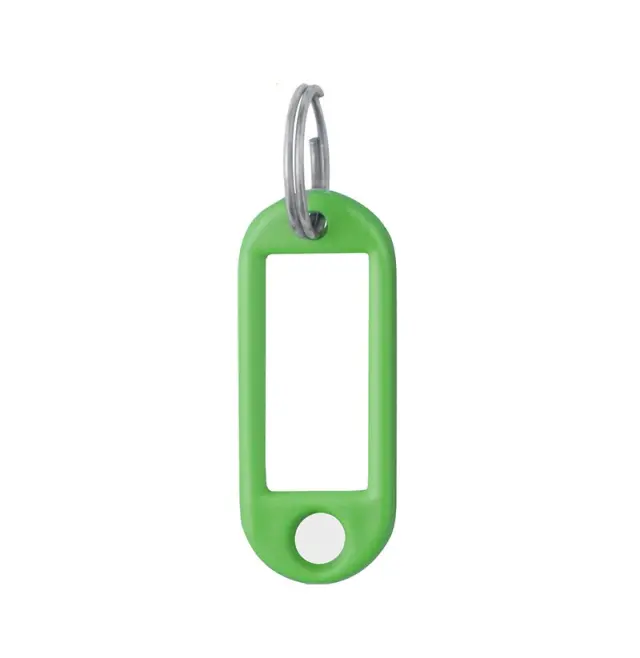 LLAVERO PORTAETIQUETA FLEXIBLE C/ARO 9