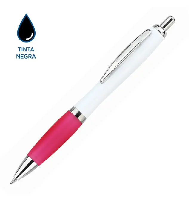 BOLIGRAFO BREMEN WHITE, TINTA NE, S/Imp. 6