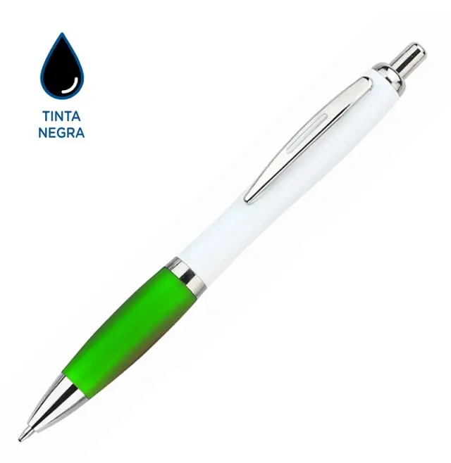 BOLIGRAFO BREMEN WHITE, TINTA NE, S/Imp. 7