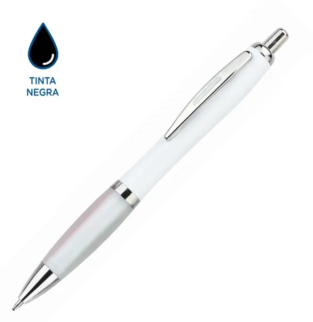 BOLIGRAFO BREMEN WHITE, TINTA NE, S/Imp. 3