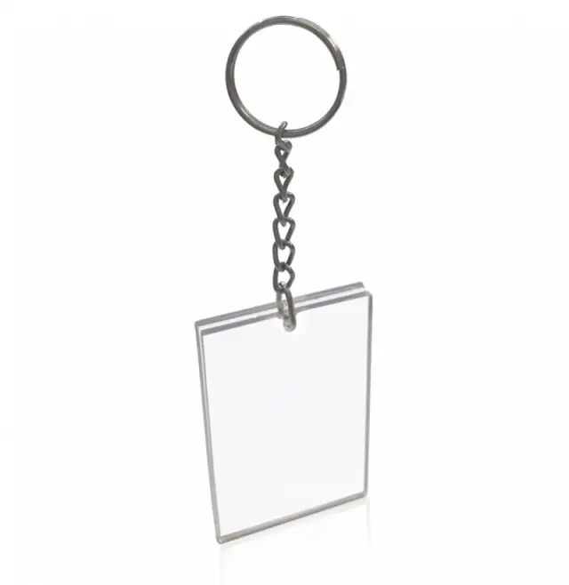 LLAVERO PORTAFOTO 6x4cm CADENA FORCET LIVIANA S/Imp.