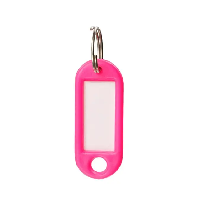 LLAVERO PORTAETIQUETA FLEXIBLE C/ARO 10