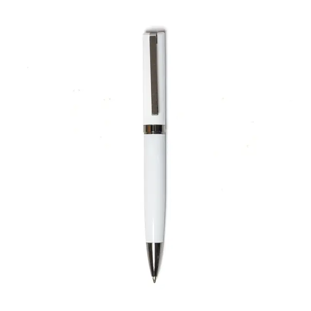 Bolígrafo metálico retráctil en estuche color negro 4