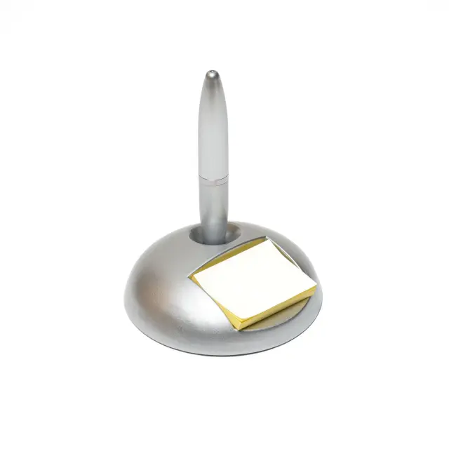 Bolígrafo con base para escritorio.