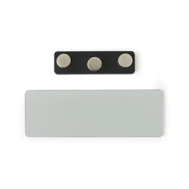 Name Tag Alloy Blanco Chico