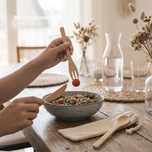 Set Cutlery Bamboo