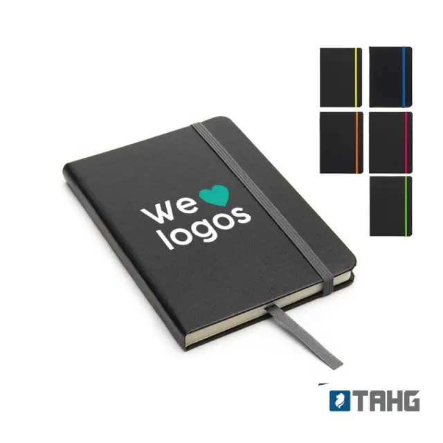 Cuaderno Writer A6 80 hojas Tapa Negra con detalle 7