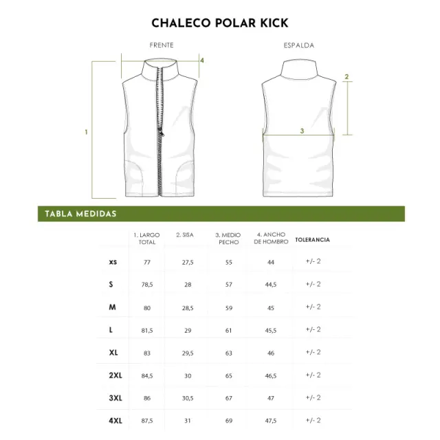 Chaleco Polar Kick 9