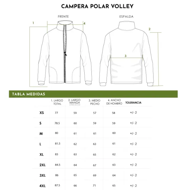Campera Polar Volley