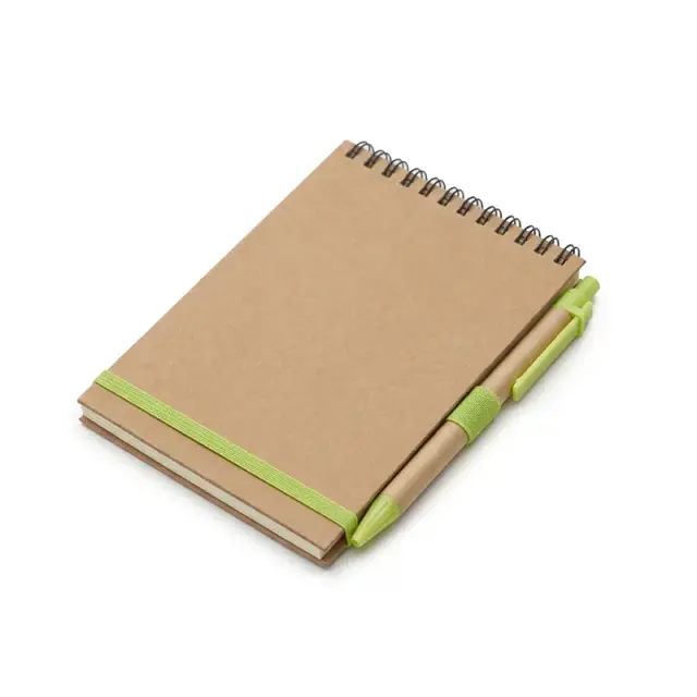 Cuaderno ECO1 Espiralado A6 C/boligrafo