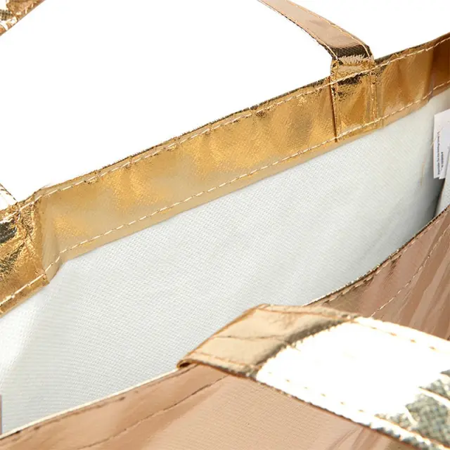 Bolsa Shopping Metalica 36x40x10