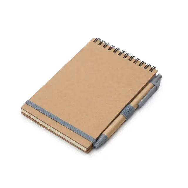 Cuaderno ECO1 Espiralado A6 C/boligrafo