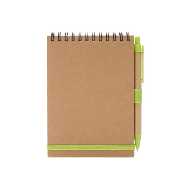 Cuaderno ECO1 Espiralado A6 C/boligrafo