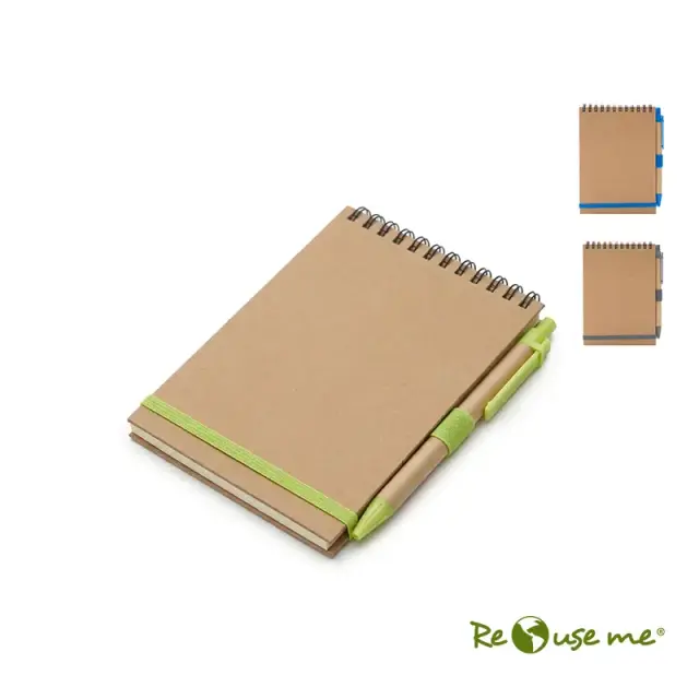 Cuaderno ECO1 Espiralado A6 C/boligrafo